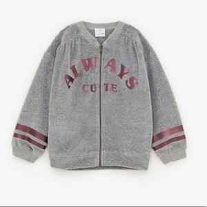 VELOUR JOGGING JACKET